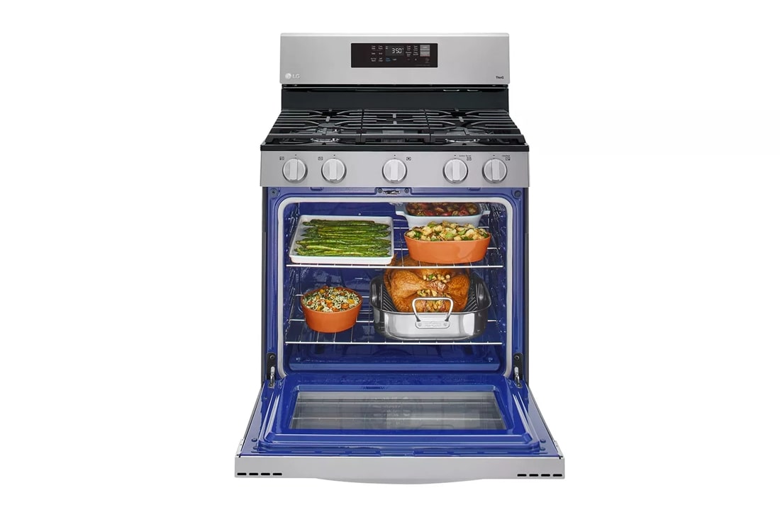 LG Gas Range with Air Fry & EasyClean - LRGL5823S