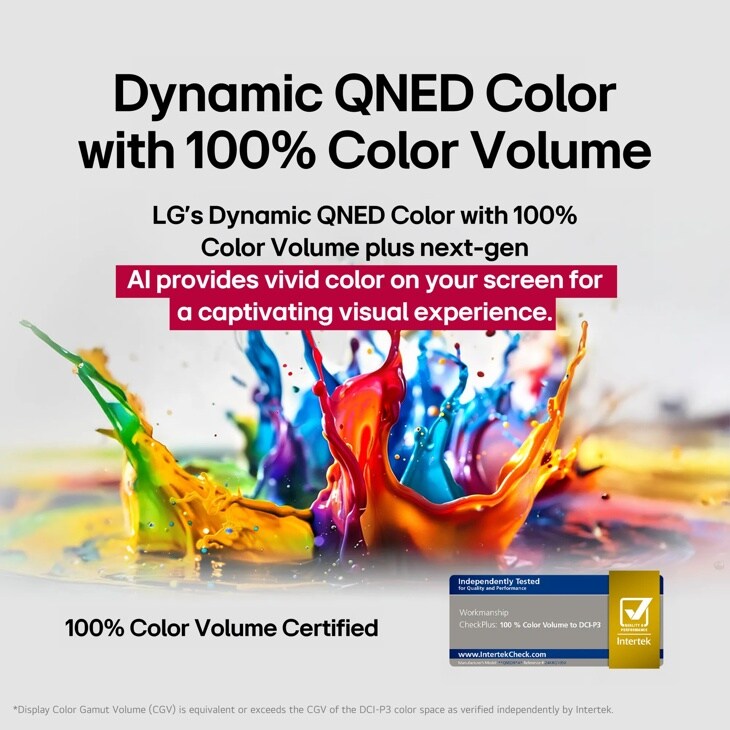 65 inch Class LG QNED evo AI QNED85A 4K Smart TV 2025