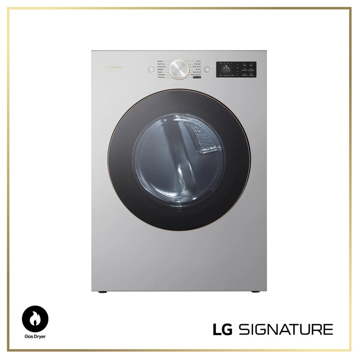 LG DLGX9701P SIGNATURE Gas Dryer - Front View