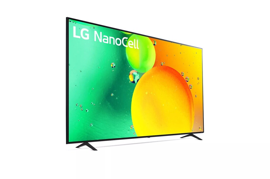 LG 86 Inch Class NANO75 UQA series LED 4K UHD Smart webOS 22 w/ ThinQ AI TV