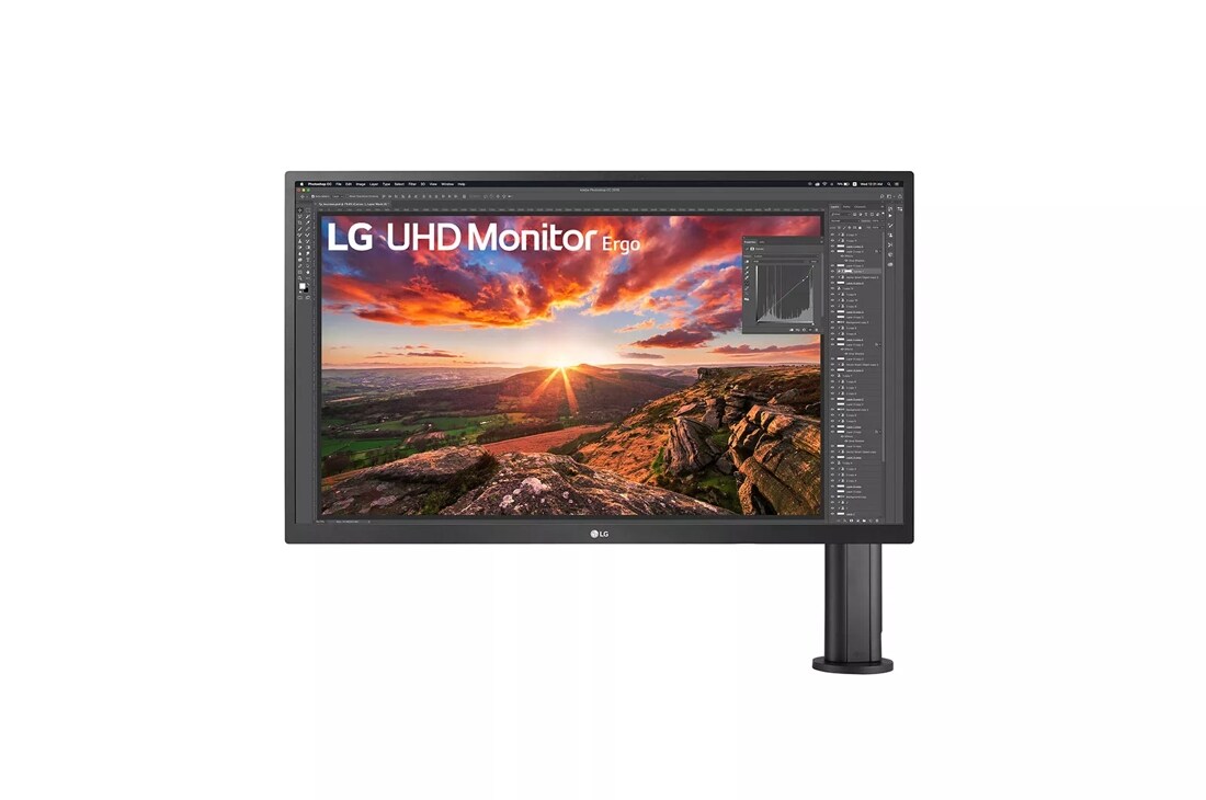 27” UHD 4K IPS Monitor with Ergo Stand