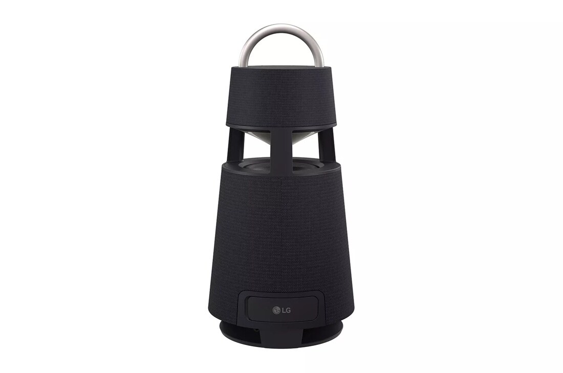 XBOOM 360 Omnidirectional Sound Portable Wireless Bluetooth Speaker with Mood Lighting - Charcoal Black