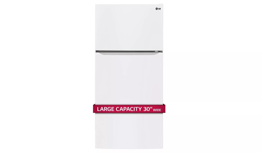 LG LTCS20220W: 30 In. Wide Top Freezer Refrigerator w/Ice Maker