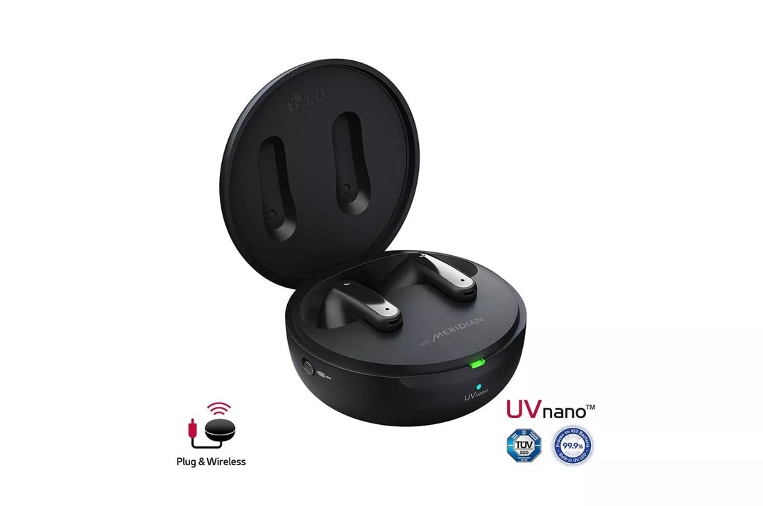 LG TONE Free FP9 - Plug and Wireless True Wireless Bluetooth UVnano Earbuds