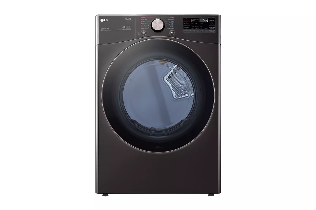 LG DLGX4001B: 7.4 cu. ft. Ultra Large Capacity Smart wi-fi Enabled Front  Load Dryer with TurboSteam™ and Built-In Intelligence
