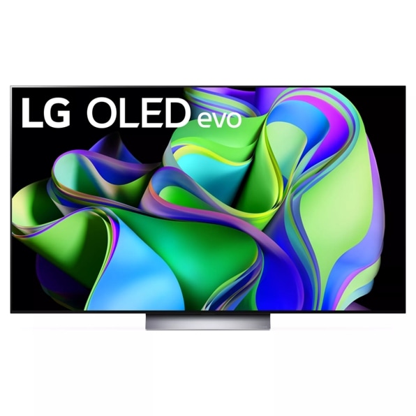 LG 65-inch C3 OLED evo smart tv front view