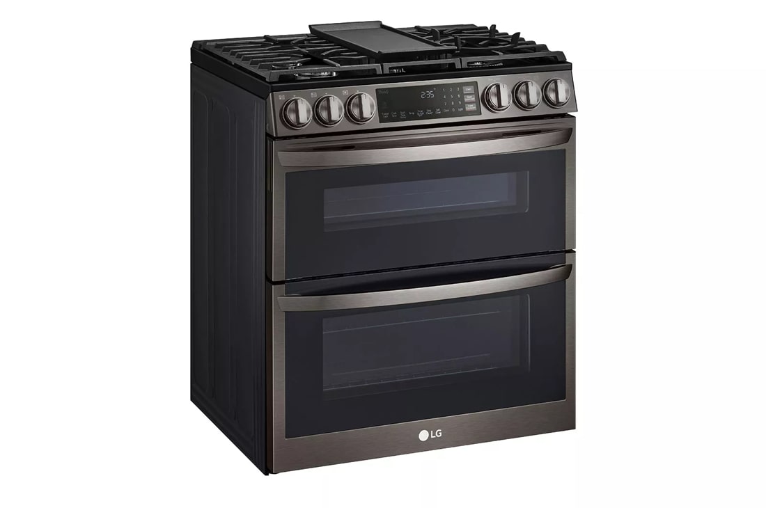 Lg black stainless steel wall deals oven