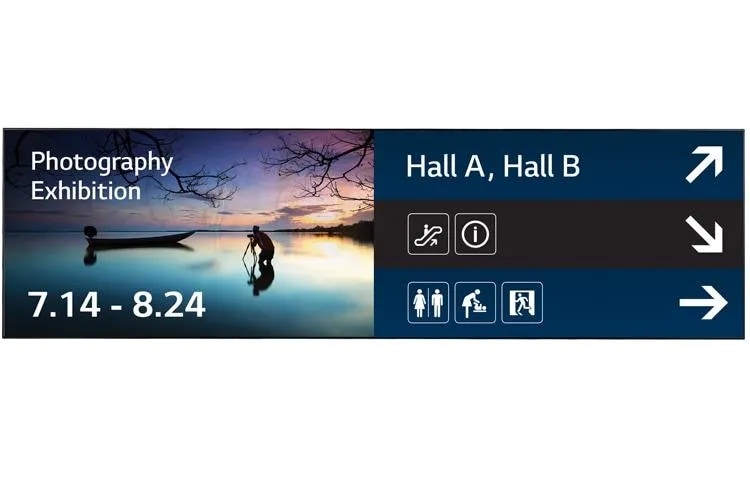 【88-78-UD】 88” Class (87.80” Diagonal) Ultra-Stretch Digital Signage