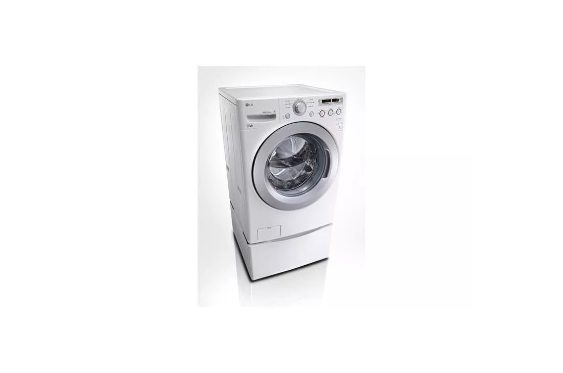 LG 4-cu ft High Efficiency Stackable Front-Load Washer (White