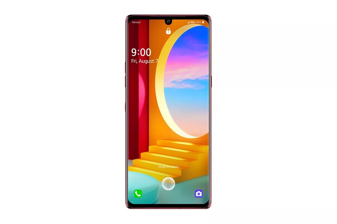 LG VELVET™ 5G UW Dual Screen Smartphone for Verizon - Aurora Red