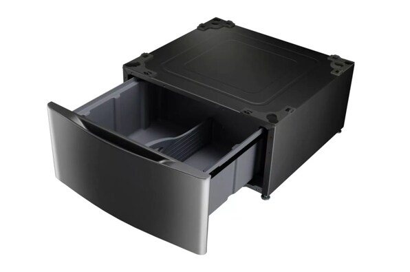 Laundry Pedestal – Black Stainless Steel