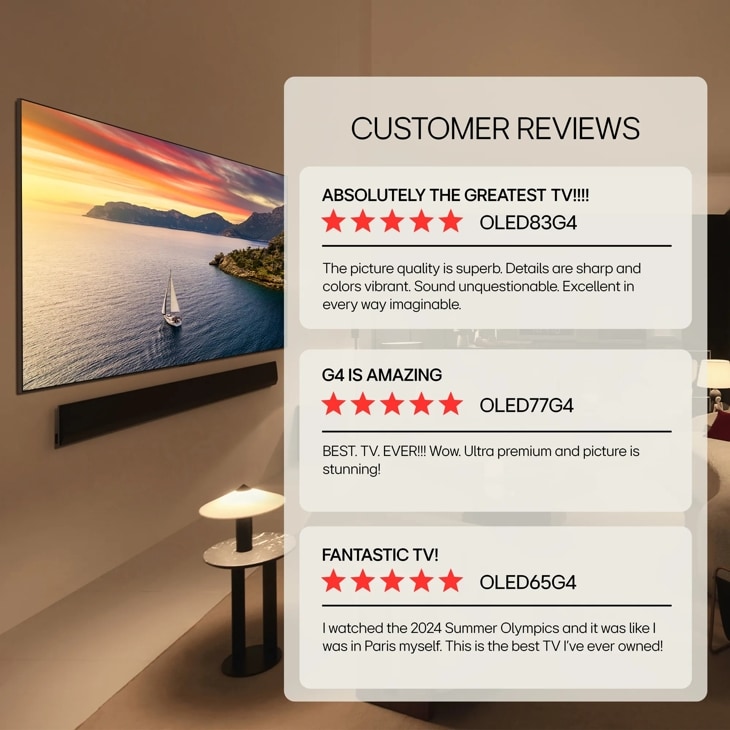 LG OLED evo AI G4 4K Smart TV