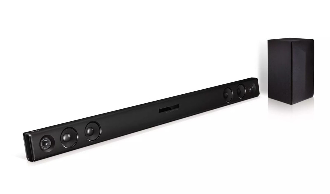 2.1ch 300W Sound Bar with Wireless Subwoofer and Bluetooth® Connectivity