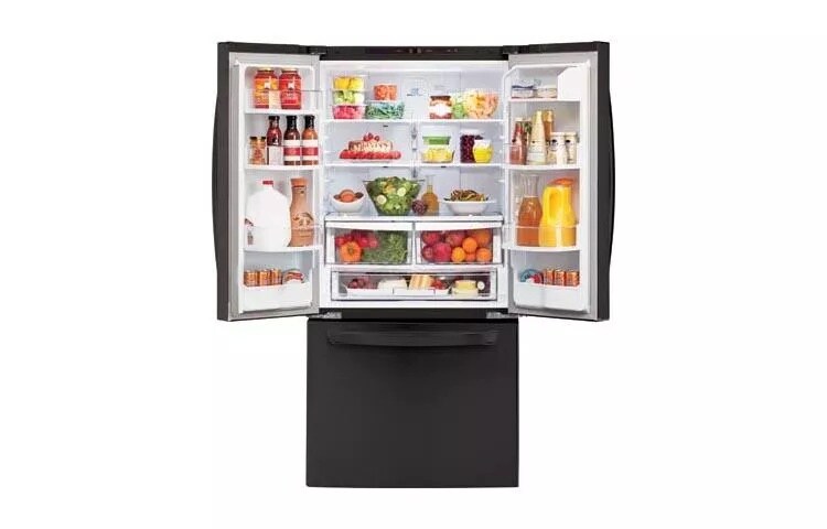 22 cu. ft. Large Capacity 30" Wide 3-Door French Door Refrigerator