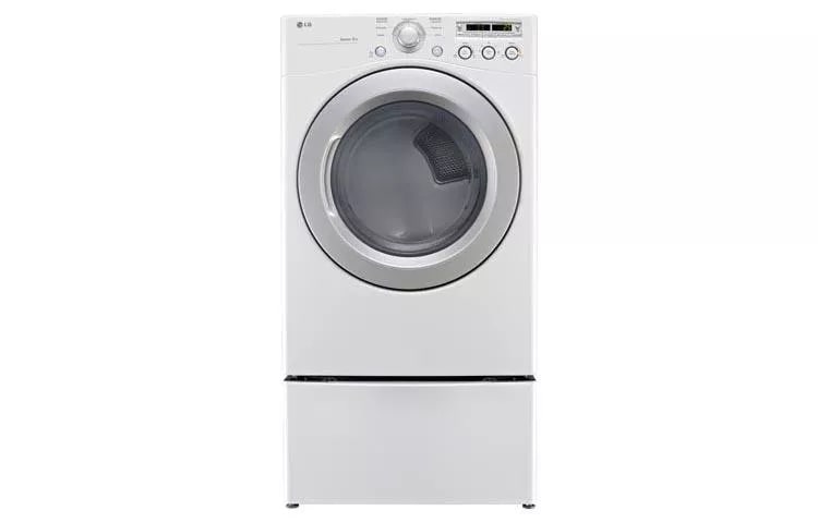 7.3 cu. ft. Ultra Large Capacity Dryer with Dual LED Display (Gas) LG laundry appliance product view 1