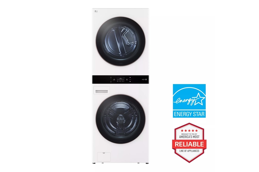 LG STUDIO WashTower™ Smart Front Load 5.0 cu. ft. Washer and 7.4 cu. ft. Gas Dryer with Center Control™	
