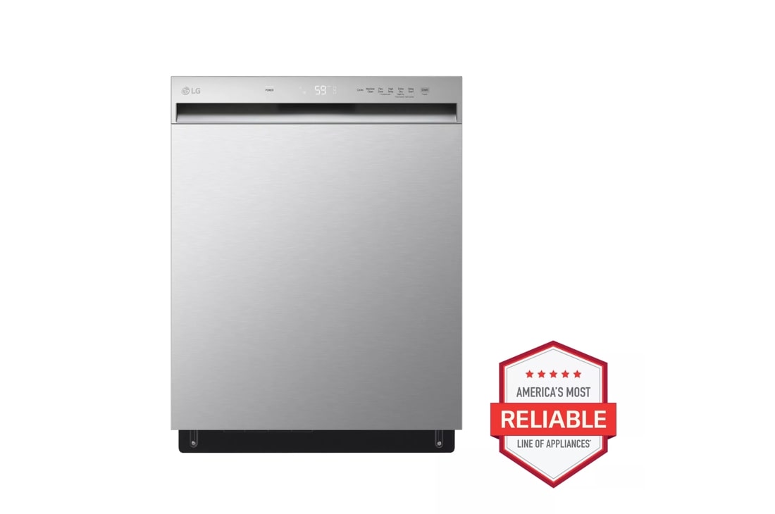 Front Control Dishwasher with QuadWash™