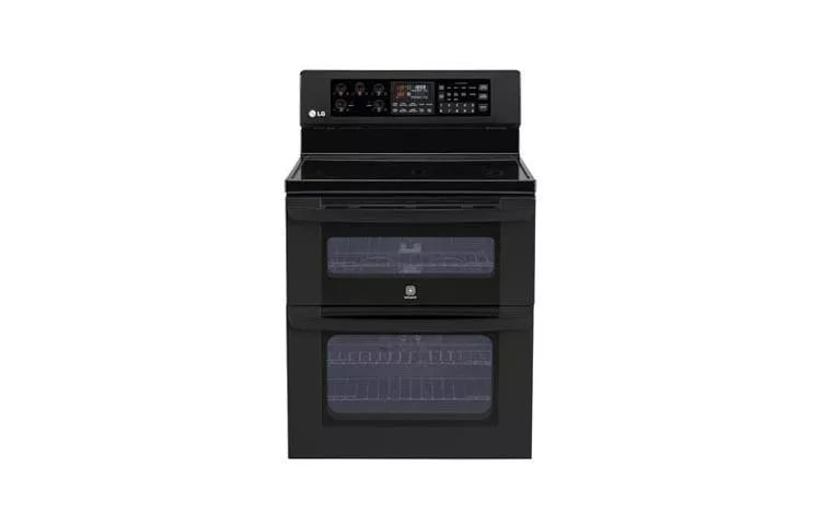 6.7 cu. ft. Capacity Electric Double Oven Range with Convection and Infrared Heating™ LG range product view 1