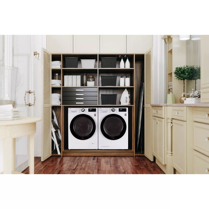 2.4 cu.ft. Compact Front Load Washer WM1455HWA LG USA