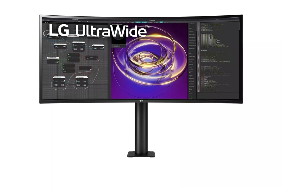 34'' Curved UltraWide™ Ergo QHD IPS  HDR Monitor with USB Type C