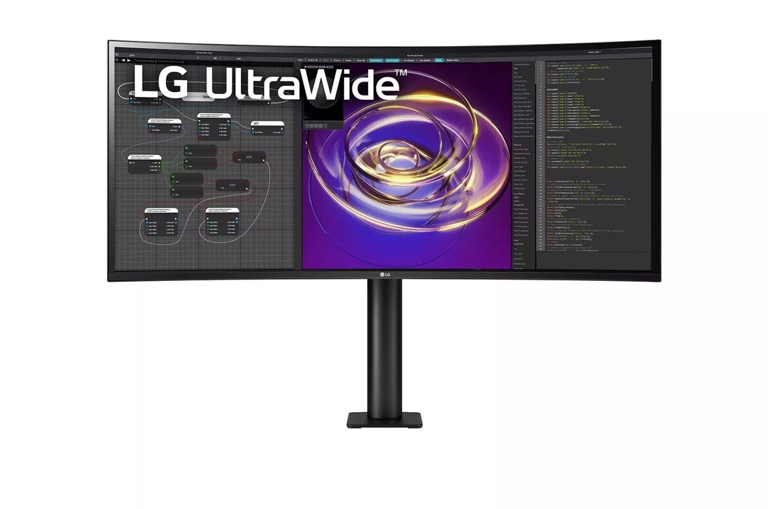 34 Curved UltraWide™ QHD IPS HDR 10 Built-in KVM Monitor with USB Type-C™