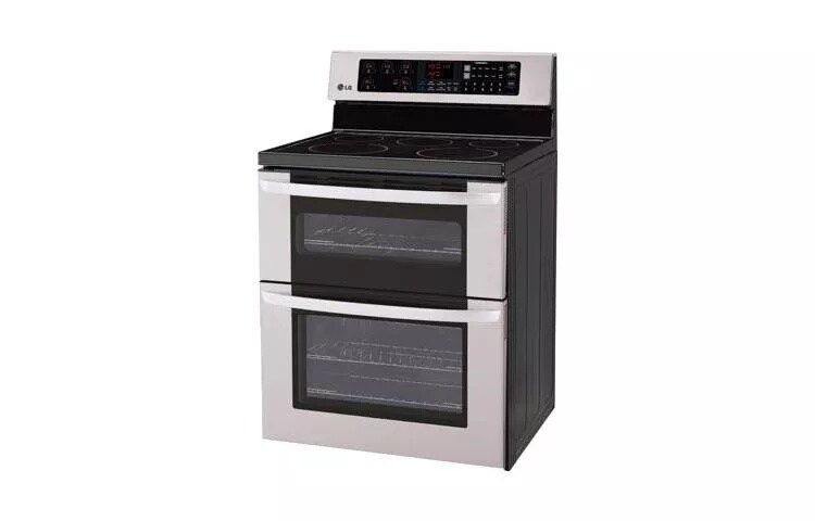 6.7 cu. ft. Capacity Electric Double Oven Range with SuperBoil™ Burner and EasyClean®