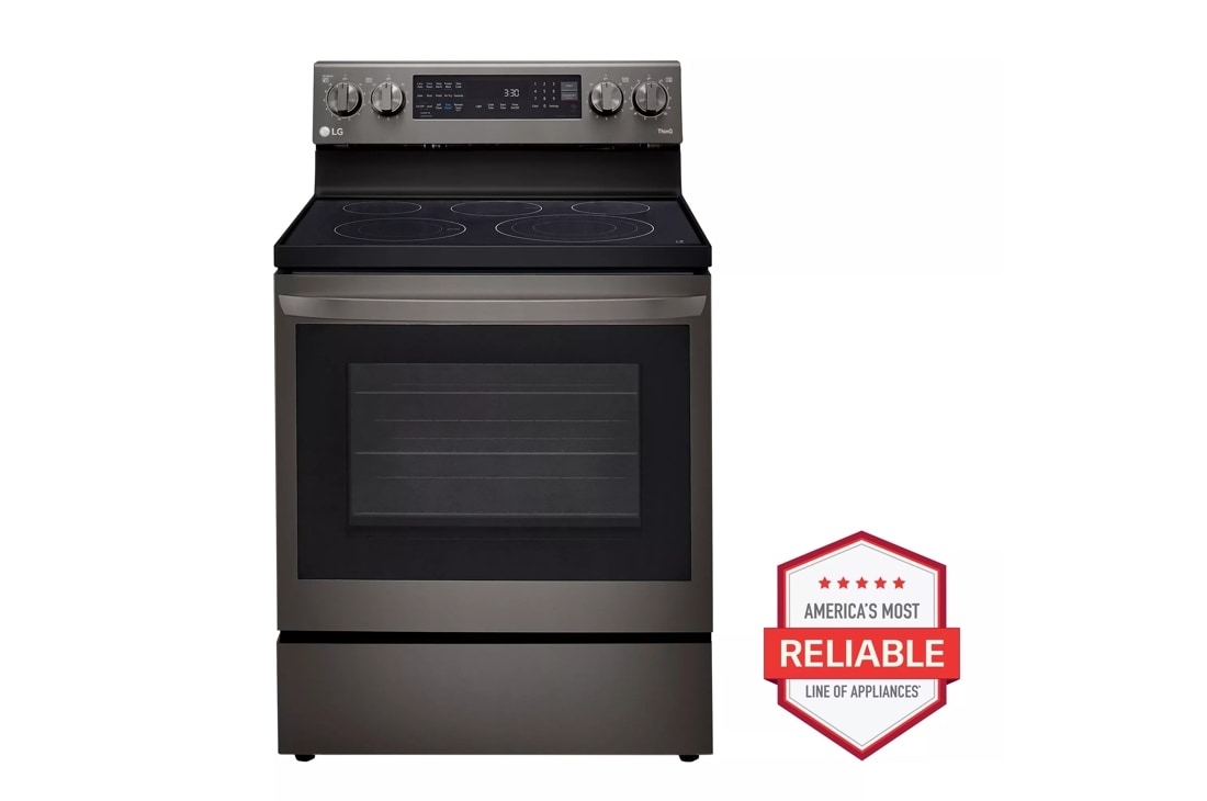 LG LREL6325D 6.3 cu ft. Smart Wi-Fi Enabled True Convection  InstaView® Electric Range with Air Fry