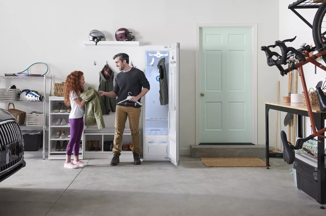LG styler ブラウン S3RER LG Styler® Smart Steam Closet with 3 Hangers - S3RFBN | LG USA