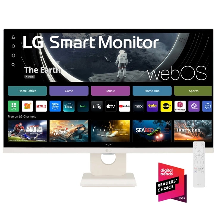 27 Inch FHD IPS 100Hz Smart Monitor with webOS 27U55WSA-W