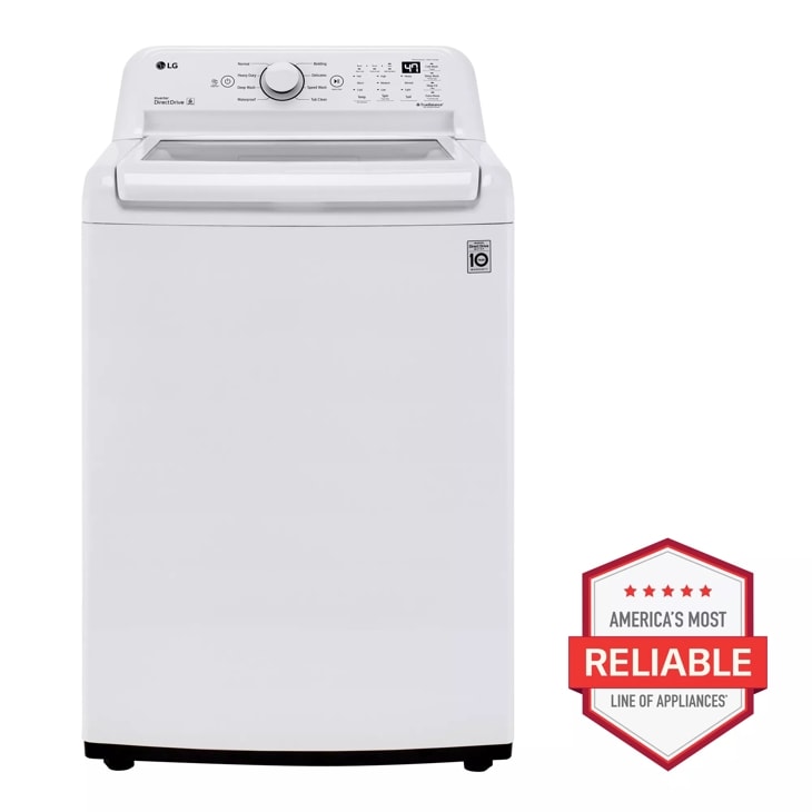 LG WT7005CW 4.3 cu. ft. Top Load Washer with 4-Way™ Agitator &  TurboDrum™ 