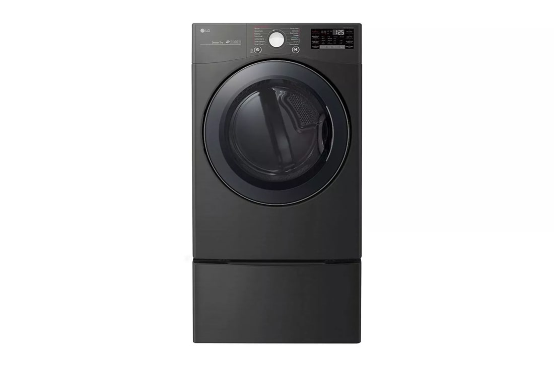 LG DLEX3900B 7.4 cu.ft. Smart wi-fi Enabled Electric Dryer with TurboSteam™