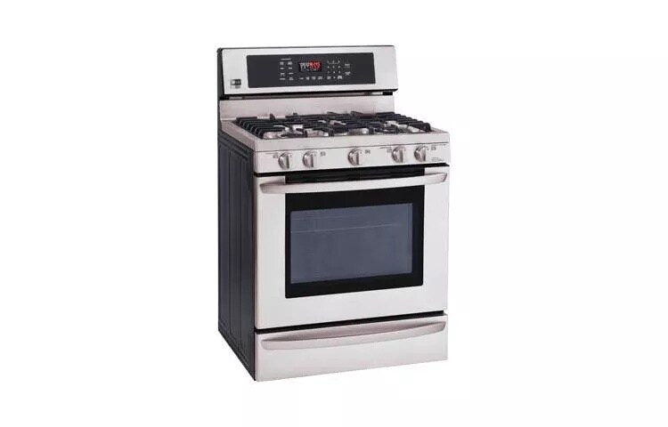 LG Studio - 5.4 cu. ft. Capacity Gas Single Oven Range with EvenJet™ Convection System