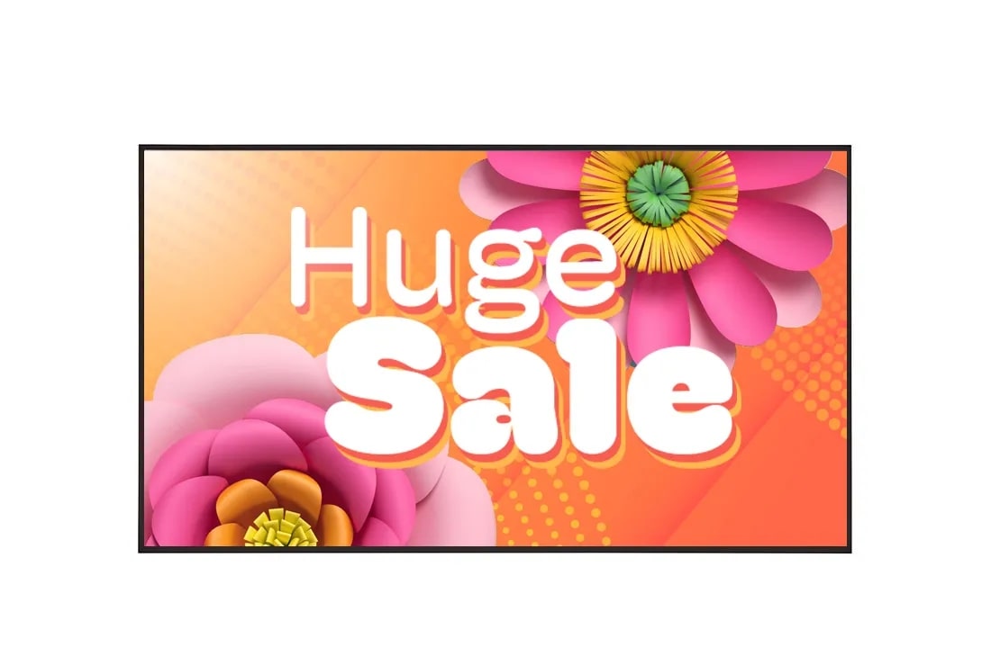 55" UHD Ultra Slim Signage with webOS 6.0 and Advanced Security