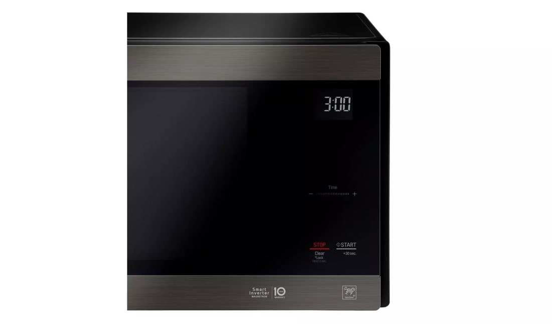  LG LMC0975ASZ 0.9 CF Microondas de encimera, inversor  inteligente, interior de fácil limpieza con anillo hexagonal, acero  inoxidable : Hogar y Cocina