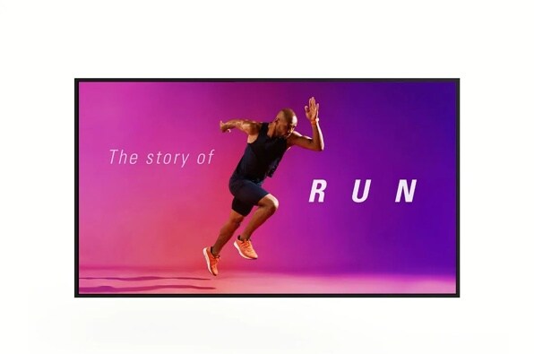 98” UM5J-B large screen digital signage front view