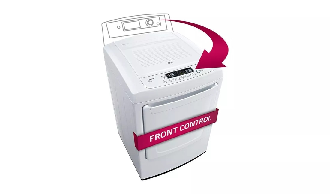 7.3 cu. ft. Ultra Large Capacity Top Load Dryer with Distinct and Modern Front Control Design (Electric)