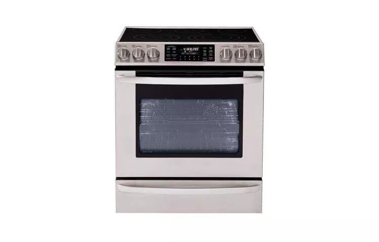 5.4 cu. ft. Capacity Electric Single Oven Slide-In Range with Dual Convection and Baking Drawer