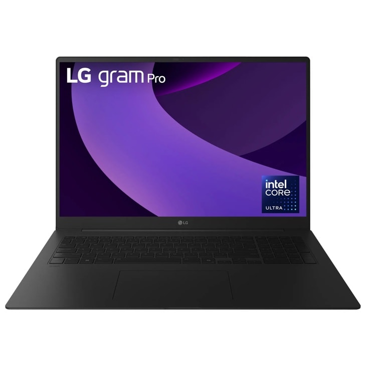 LG gram Pro 17Z90TR-E intel CORE ULTRA laptop Front View