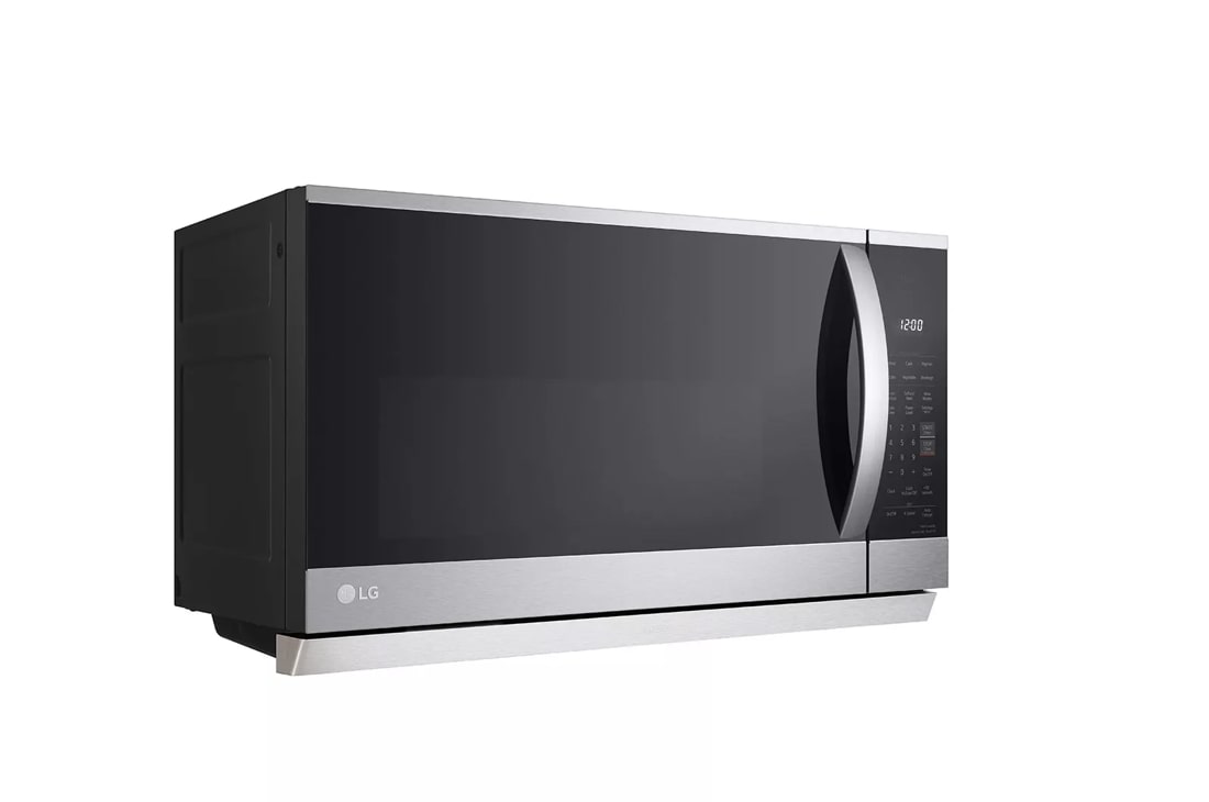 LG 2.1 Cu. ft. Smart Over-the-range Microwave with Easyclean , Black