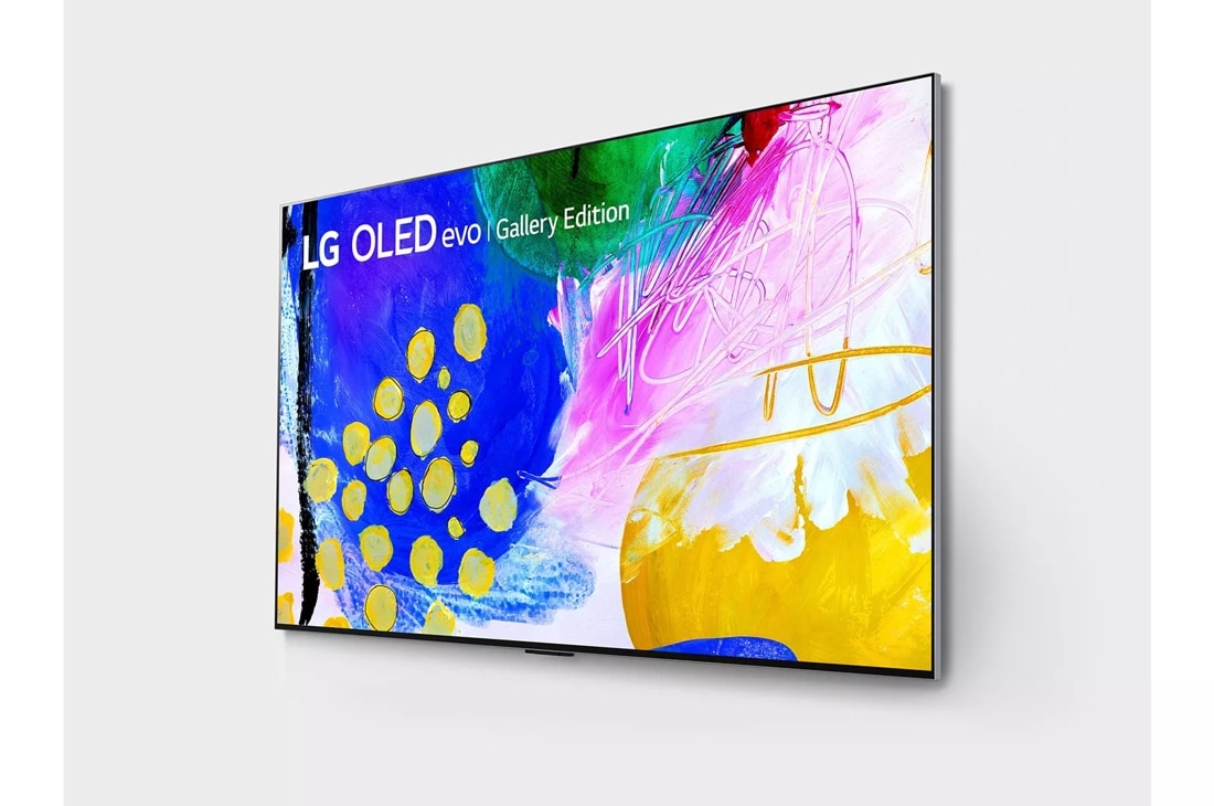 LG OLED evo TV 65 Inch G2 Series, Gallery Design, flush-fit wall mount ,4K  Cinema HDR webOS Smart ThinQ AI Pixel Dimming