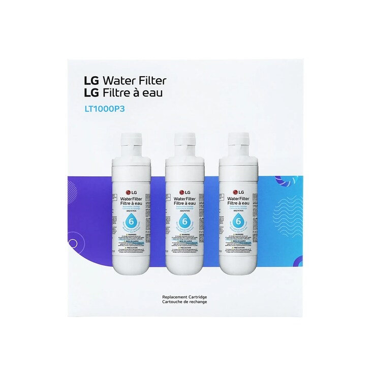 LG - LT1000P3 - LG LT1000P3 - 6 Month / 200 Gallon Capacity  LG Refrigerator Water Filter LT1000P3 /3 pack, 200 Gallon Filter Replacement NEW display picture 1