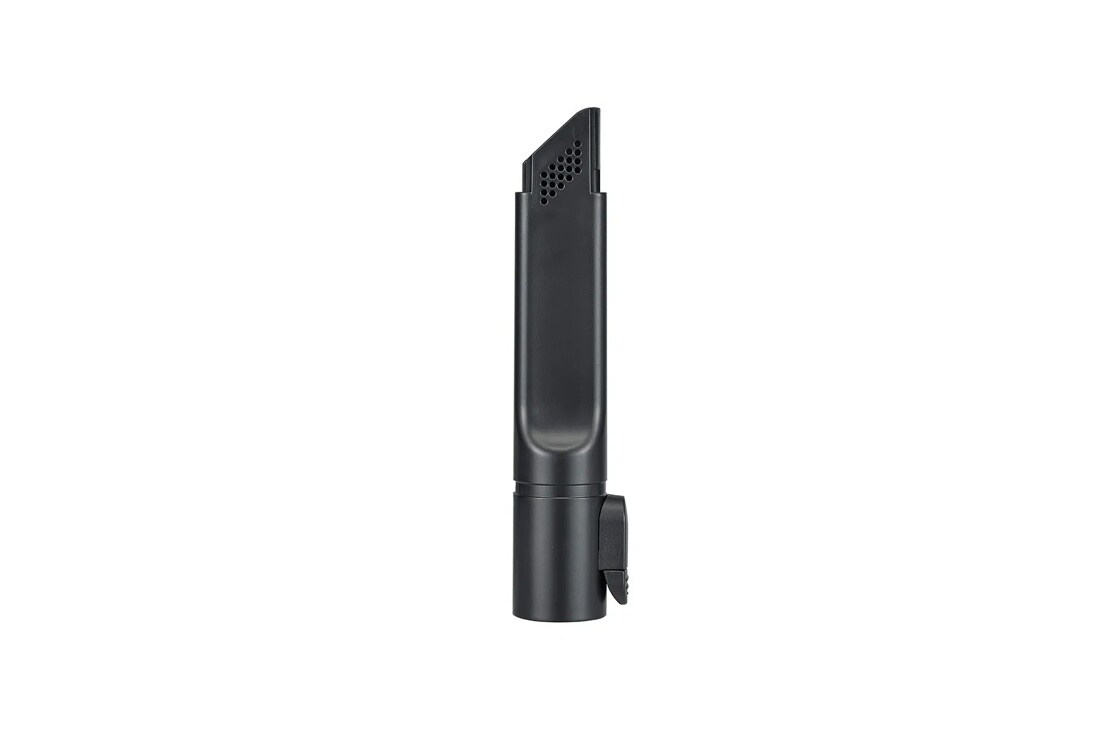AGB74172409 vacuum crevice tool attachment with angled tip and ventilation holes in black finish