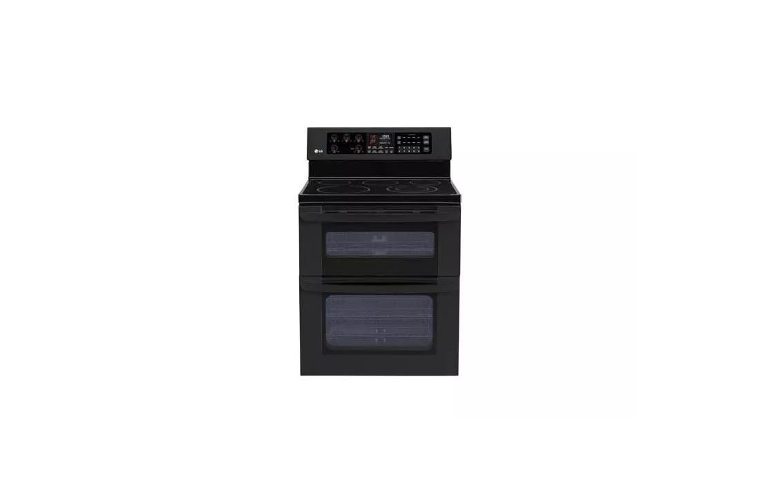 6.7 cu. ft. Capacity Electric Double Oven Range with a 6” High Upper Oven LG range product view 1