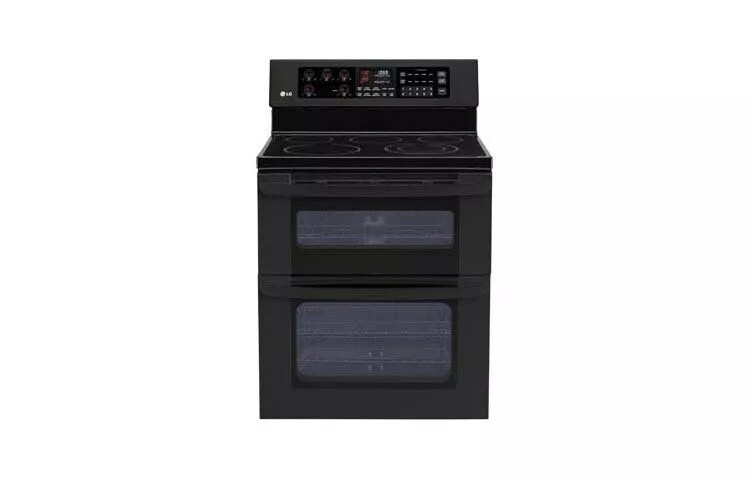 6.7 cu. ft. Capacity Electric Double Oven Range with a 6” High Upper Oven