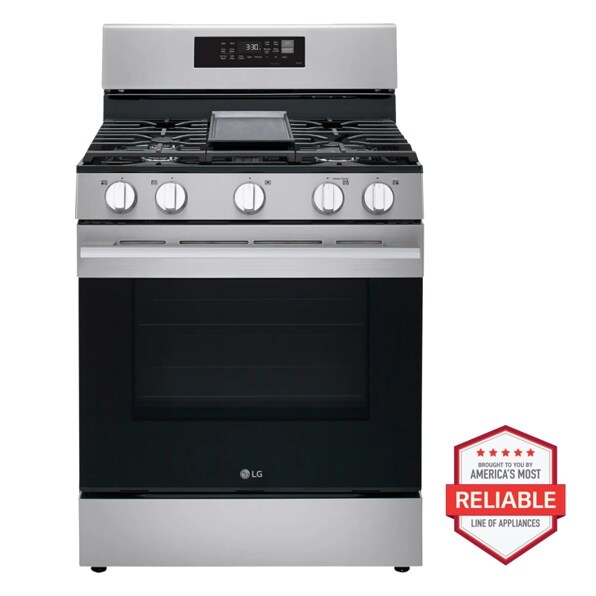 6.3 cu. ft. Smart Wi-Fi Enabled Probake Convection® Gas Range with Air Fry & EasyClean®