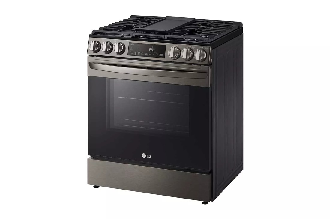 LG 5.8 Cu. Ft. Black Stainless Convection Gas Range