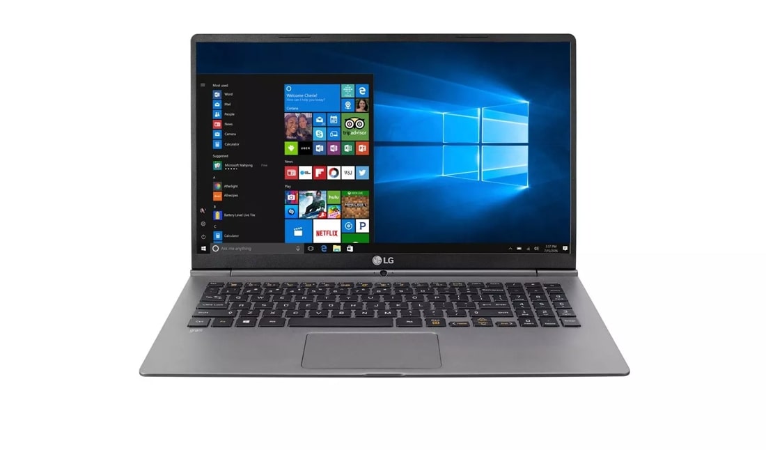 LG gram 15.6” Ultra-Lightweight Touchscreen Laptop with Intel® Core™ i7 processor