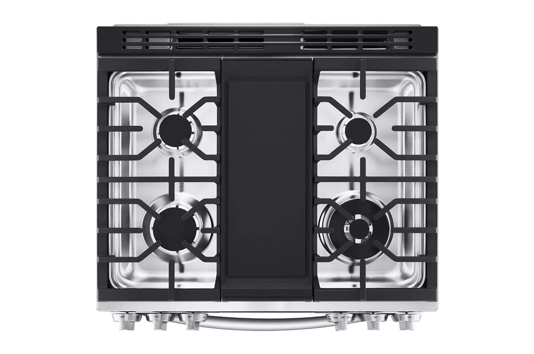 LG 30-inch Dual Fuel Range with Air Fry and ProBake® Convection LSDL63