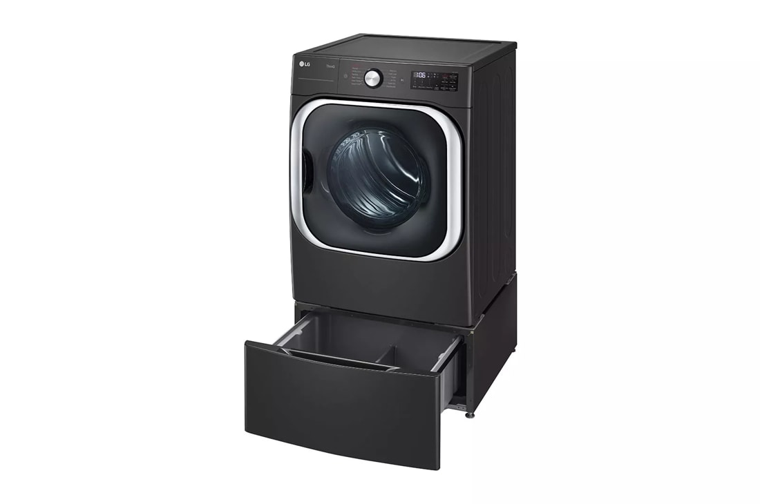 Lg front load washer deals and dryer pedestals