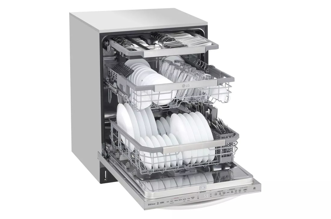 Front Control Dishwasher with QuadWash™